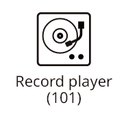 Record player(101)
